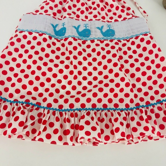 Anavini Size 6X Kids Shirt Pants Set Smock Orange - Picture 7 of 8